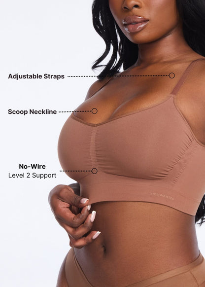 SmoothingSeamless Wireless Scoop Bra