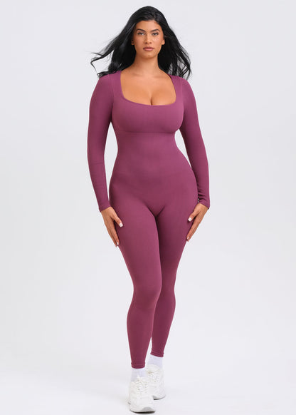 SnatchedKnit Longsleeve Jumpsuit