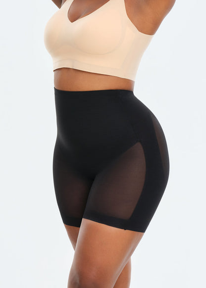 PowerMesh Low Back Mid-Waist Shorts