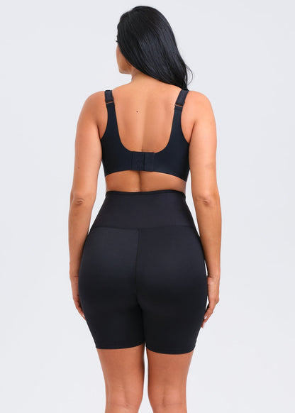 SaunaSculpt Zip Workout Shorts
