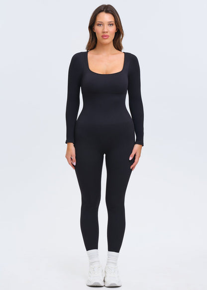 SnatchedKnit Longsleeve Jumpsuit