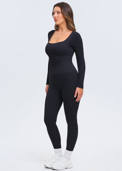 SnatchedKnit Longsleeve Jumpsuit